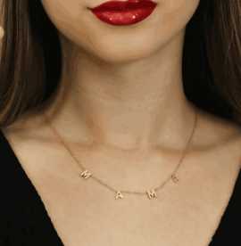 MAMA Necklace | Letter Necklace | Chain Necklace, $ 13