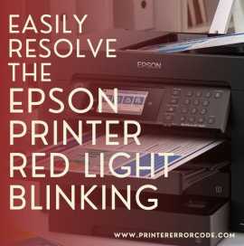 How To Fix Epson Printer Red Light Blinking?, Bloomburg