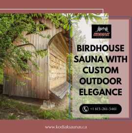 Birdhouse Sauna with Custom Outdoor Elegance, Ottawa
