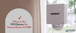 Where is the WPS Button On Verizon Router G3100, New York Mills