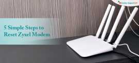 Reset Zyxel Modem, New York Mills
