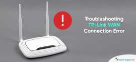 TP-Link WAN Connection Error, New York Mills