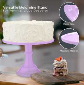 Melamine Cake Stand Purple ( 11 Inches), ps 34