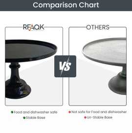 Melamine Cake Stand Black (11 Inches), ps 34