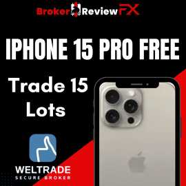 iPhone 15 Pro Free, Trade 15 Lots – WelTrade, New York