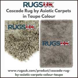 Cascade Rug by Asiatic Carpets in Taupe Colour, £ 69