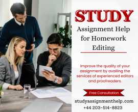 Best Study Assignment Help for Homework Editing UK, London