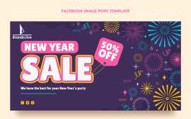 New Year 2024 Big Sale Offer Banner | Brands.live, Ahmedabad