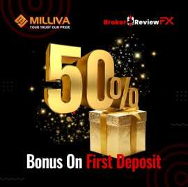 50% Bonus On First Deposit – Milliva, New York