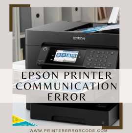 Easily Resolve Epson Printer Communication Error , Haltom City