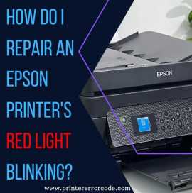 How Do I Repair an Epson Printer's Red Light Blink, Adin