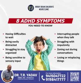 8 ADHD Symptoms, Lucknow