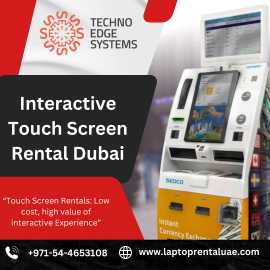 Top Reasons to Rent Touch Screens in Dubai, Dubai
