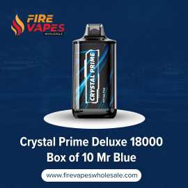 Crystal Prime Deluxe 18000 Box of 10 Mr Blue, Aberdour