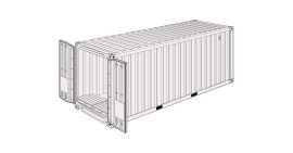 Buy 20ft pallet wide containers | LOTUS Containers, São Paulo