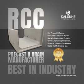 RCC Precast U Drain Pipe Manufacturer, Pune