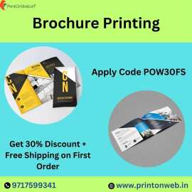 Brochure Printing Online – 30% Off & Free Ship, Lucknow