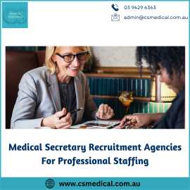 Medical Secretary Recruitment Agencies For Profess, Melbourne