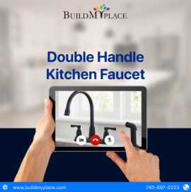 Efficient Double Handle Kitchen Faucet, $ 85