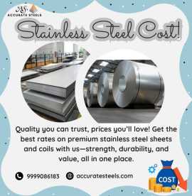 Stainless Steel Cost - Accurate Steel, ₹ 129