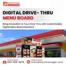 Digital Drive Thru Menu Board, Austin