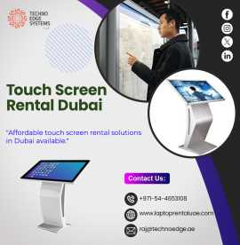 Who Offers Touch Screen Rental Services in Dubai?, Dubai