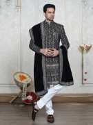 Elegant Long Jacket Kurta Pyjama for Special Event, Gulf Shores