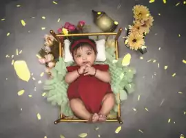 The Beauty of a 1st Month Baby Photoshoot, Gurgaon
