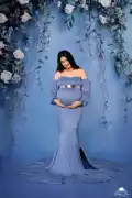 Elegance in Tradition: Maternity Photoshoot in Sar, Gurgaon
