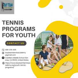 Fun and Engaging Tennis Programs for Youth, San Jose