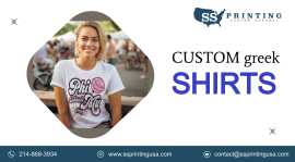 Stylish Custom Greek Shirts by SS Printing USA, Arlington
