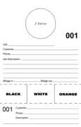   3 Part Valet Parking Tickets, Uniontown