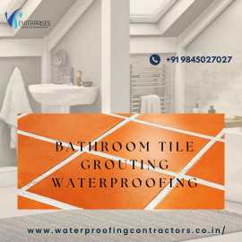 Bathroom Tile Grouting Waterproofing in Bangalore, Bengaluru