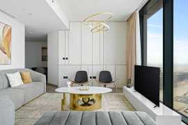 Stylish Living Room Interior Design Services in Du, Dubai
