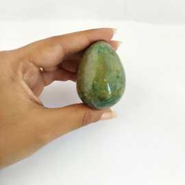 Green Aventurine Crystal Egg For Bring Good Luck, Los Angeles