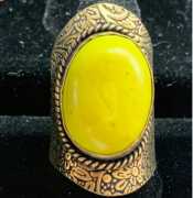 Natural Stone Finger Ring, $ 12