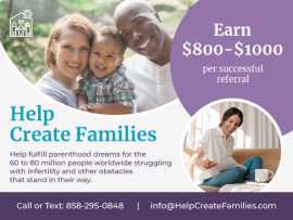 Help Create Family Referral Programs, San Diego