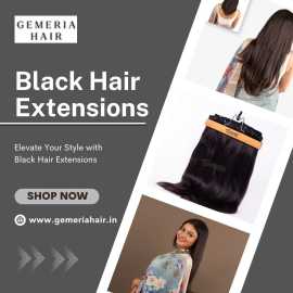 Enhance Your Beauty with Black Hair Extensions, ₹ 0