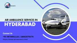 Air Ambulance Services in Hyderabad, Delhi