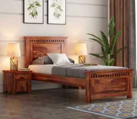 Durable Single Beds Online @Up to 70% Off | Wooden, ¥ 19,499