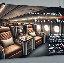 American airlines business class upgrade with flig, New York