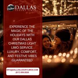 Dallas Christmas Light Limo Service, Dallas