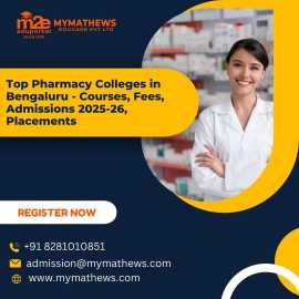 Top Pharmacy Colleges in Bengaluru - Courses, Fees, Bengaluru