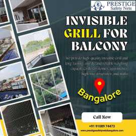 Stylish Invisible Grills for Safe Balconies, Bengaluru