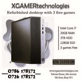 Refurbished HP ProDesk Tower PC with 20GB RAM, $ 319