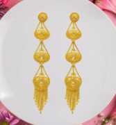 Statement Gold Plated Earring, ps 48