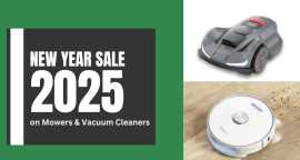 New Year 2025 Sale on Robot Vacuums and Lawn Mower, $ 499