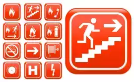 Mandatory Fire Safety Signs —Require Safety Action, London