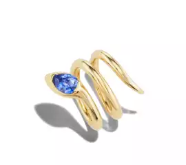 Snake Wrap Ring Gold, New York