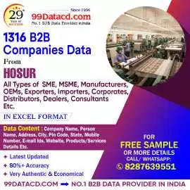 Buy List of Companies in Hosur from 99Datacd, Hosur